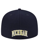 New Era Men's Navy Michigan Wolverines Vault 59FIFTY Fitted Hat