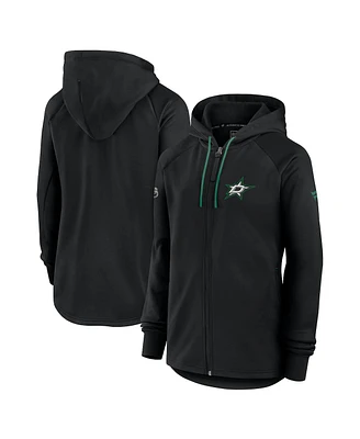 Fanatics Women's Black Dallas Stars Authentic Pro Rink Fleece Full-Zip Jacket