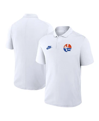 Nike Men's White Florida Gators Primetime Victory Legacy Vault Logo Performance Polo Shirt