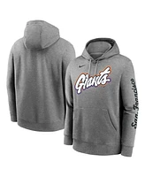 Nike Men's Heather Charcoal San Francisco Giants 2025 City Connect French Terry Club Pullover Hoodie
