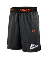 Nike Men's Black San Francisco Giants 2025 City Connect Authentic Collection Knit Shorts