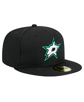 New Era Men's Black Dallas Stars Core 59FIFTY Fitted Hat