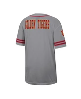 Colosseum Men's Gray Tuskegee Golden Tigers Free Spirited Baseball Jersey