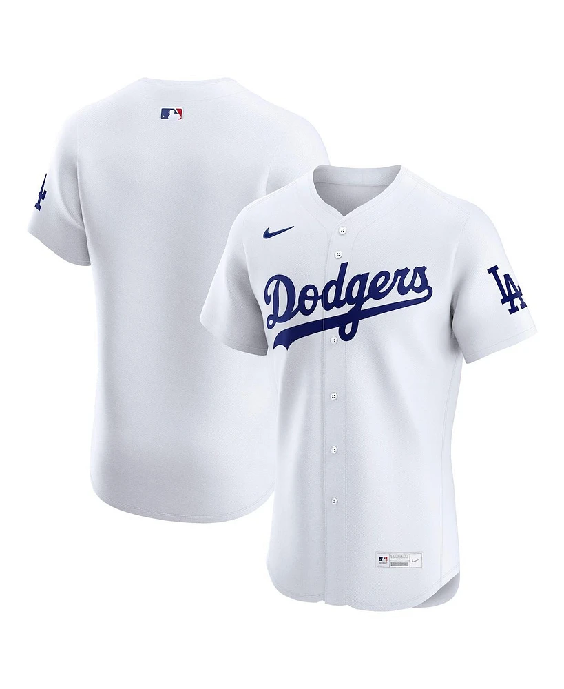 Nike Men's White Los Angeles Dodgers Home Elite Jersey