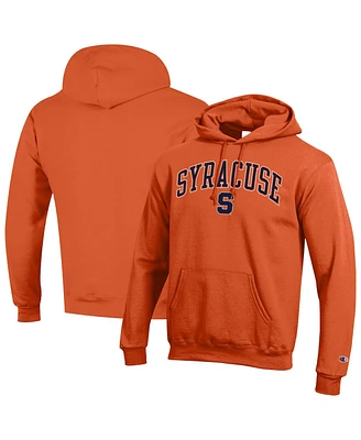 Champion Men's Orange Syracuse Orange Arch Over Logo Pullover Hoodie