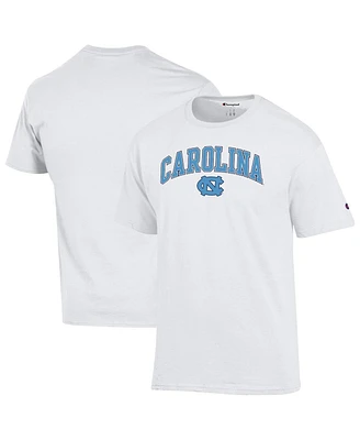 Champion Men's White North Carolina Tar Heels Arch Over Logo T-Shirt