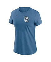 Nike Women's James Wood Blue Washington Nationals 2025 City Connect Fuse Name Number 2.0 T-Shirt