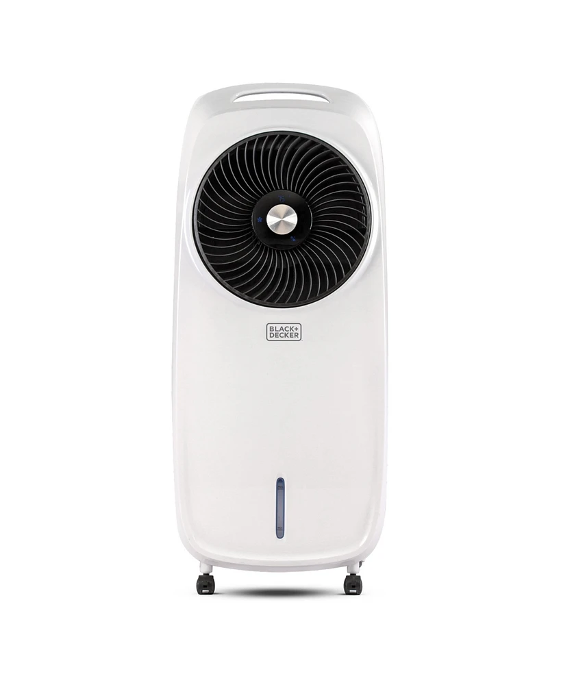 Black + Decker BEAC75 Evaporative Air Cooler - Portable Cooling Fan with Led Display, Remote Control, 2-Gallon Water Tank