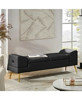 Gema Modern Storage Bench with Usb Ports
