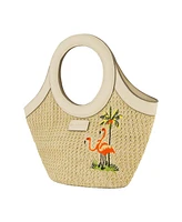 Tommy Bahama Flamingo Embroidery Tote