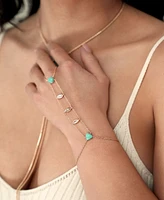 Ettika Turquoise Solstice Chain Bracelet