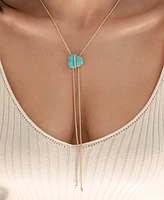 Ettika Turquoise Solstice Bolo Necklace