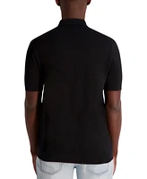 Karl Lagerfeld Paris Men's Knit Cardigan Polo Shirt