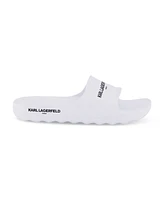 Karl Lagerfeld Paris Men's Logo Print Slides