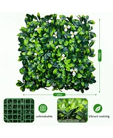 Grass Wall Panels: 20"x20" (20pcs) Privacy Screen Backdrop