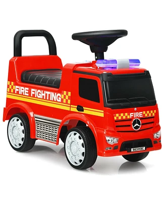 Licensed Mercedes Benz Sliding Ride On Push Car for 1-3 Years Toddlers