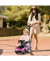 3-in-1 Licensed Lamborghini Ride on Push Car with Handle Guardrail