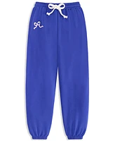 With Jules Big Girls Bow-Graphic Jogger Sweatpants