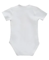 Guess Baby Girls 5-Piece Bodysuits, Shorts, Bib, and Socks Set