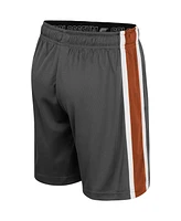 Colosseum Big Boys and Girls Charcoal Texas Longhorns Ripple Shorts