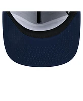 New Era Men's Navy Denver Nuggets Team Text Golfer Snapback Hat