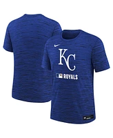 Nike Big Boys and Girls Royal Kansas City Royals Authentic Collection Velocity Performance T-Shirt