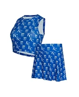 Concepts Sport Women's 2-Piece Royal Kansas City Royals Knit Tank Top and Skort Set