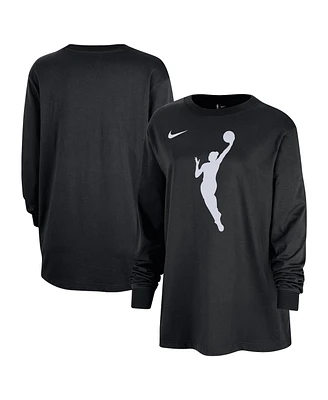 Nike Women's Wnba Jump Woman Logo Boyfriend Oversized Long Sleeve T-Shirt