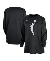 Nike Women's Wnba Jump Woman Logo Boyfriend Oversized Long Sleeve T-Shirt
