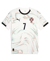 Puma Men's Cristiano Ronaldo White Portugal National Team 2025 Away Replica Jersey
