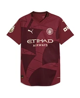 Puma Men's Erling Haaland Burgundy Manchester City 2024/25 Third Authentic Player Jersey