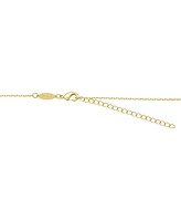 Disney Cubic Zirconia Mickey Mouse Football Charm Necklace