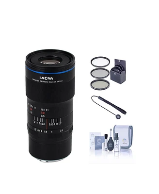 Venus Laowa 100mm f/2.8 2X Ultra Macro Apo Lens for Nikon Z, Bundle with ProOptic 67mm Filter Kit, Cleaning Kit, Lens Cap Tether