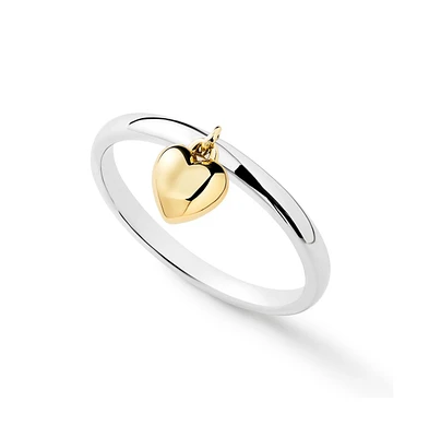 Ana Luisa - Heart Ring Leia Two Tone