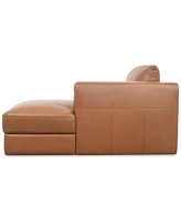 Touville 2-Pc. Leather Sectional with Chaise, Exclusively at Macy's