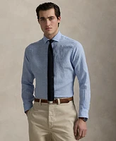 Polo Ralph Lauren Men's Classic-Fit Houndstooth Linen Shirt