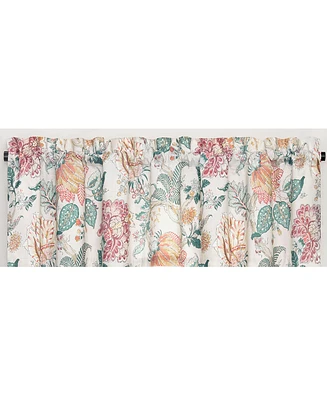 Rose Tree Komodo Floral Tailored Valance, 80"x 17"
