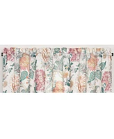 Rose Tree Komodo Floral Tailored Valance, 80"x 17"