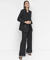 Dkny Women's Pinstripe Double Breasted Blazer