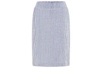Olsen Women's Seersucker Pull-On Skirt