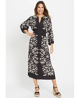 Olsen Women's Ornamental Print Dress