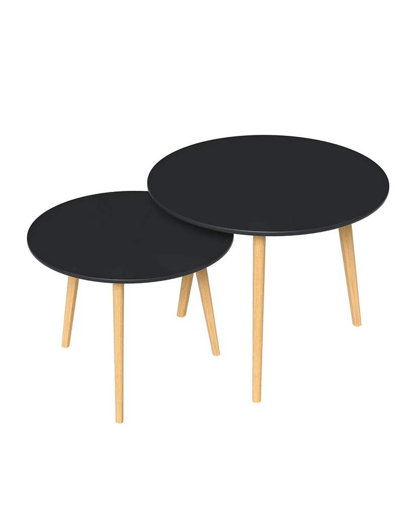 Set of Two Nested Tables – Space-Saving and Stylish Design for Your Home