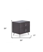 Two-Drawer End Table – A Chic and Practical Addition to Any Room