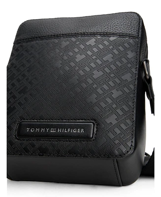 Tommy Hilfiger Men's Monogram Mini Reporter Bag
