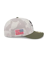 New Era Men's Light Beige/Olive Chicago White Sox 2025 Armed Forces Day Low Profile 59FIFTY Fitted Hat