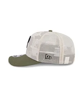 New Era Men's Light Beige/Olive Philadelphia Phillies 2025 Armed Forces Day 9SEVENTY Adjustable Hat