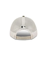 New Era Men's Light Beige/Olive Houston Astros 2025 Armed Forces Day 9FORTY M-Crown A-Frame Adjustable Hat