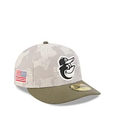 New Era Men's Light Beige/Olive Baltimore Orioles 2025 Armed Forces Day 59FIFTY Fitted Hat