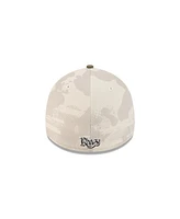 New Era Men's Light Beige/Olive Tampa Bay Rays 2025 Armed Forces Day 39THIRTY Flex Hat
