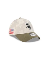 New Era Men's Light Beige/Olive Chicago White Sox 2025 Armed Forces Day 39THIRTY Flex Hat